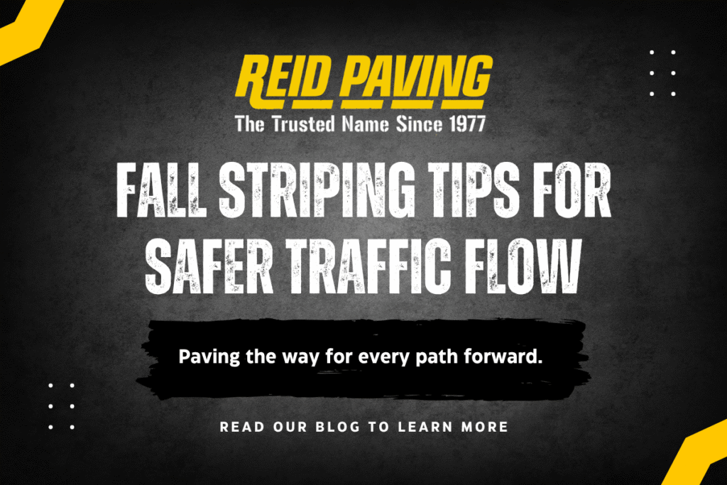 Fall Striping Tips for Safer Traffic Flow